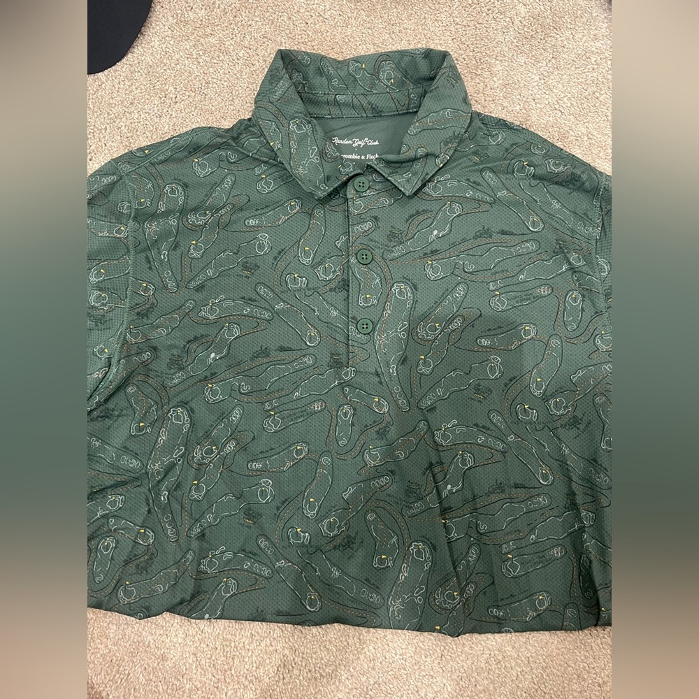 Abercrombie & Fitch Green Polo Shirt